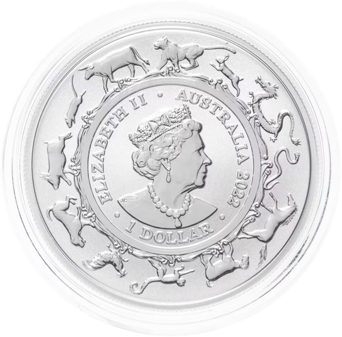 1 доллар Тигр Австралия. 2022 год