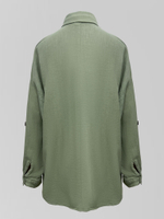 Рубашка Esterro Ragazza 3178 широкая с накладнми карманами спереди