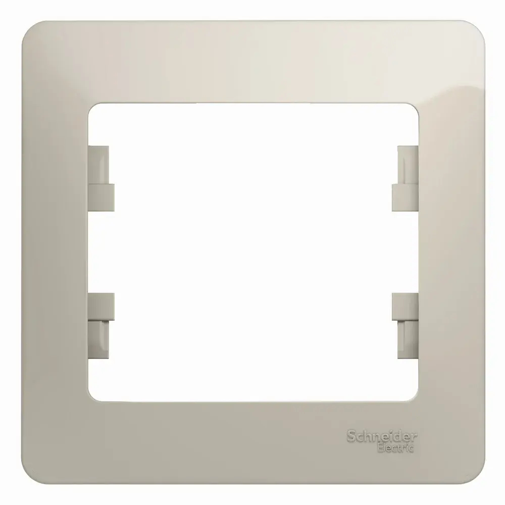 GLOSSA 1-постовая РАМКА, МОЛОЧНЫЙ