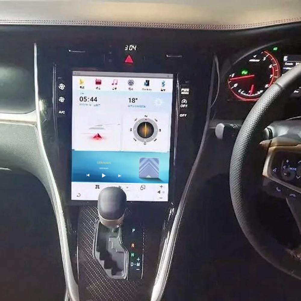 Автомагнитола Тесла стиль для Toyota Harrier 2013-2020