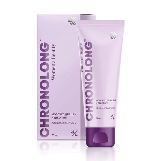 Молочко для шеи и декольте с фитоэстрогенами Chronolong Women's Beauty
