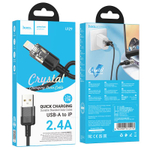Кабель USB на Lightning Hoco U129 (black) (Краснодар склад)