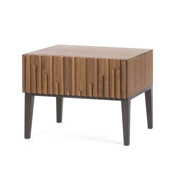 Прикроватная тумба Moderna 60х45 см, шпон ореха