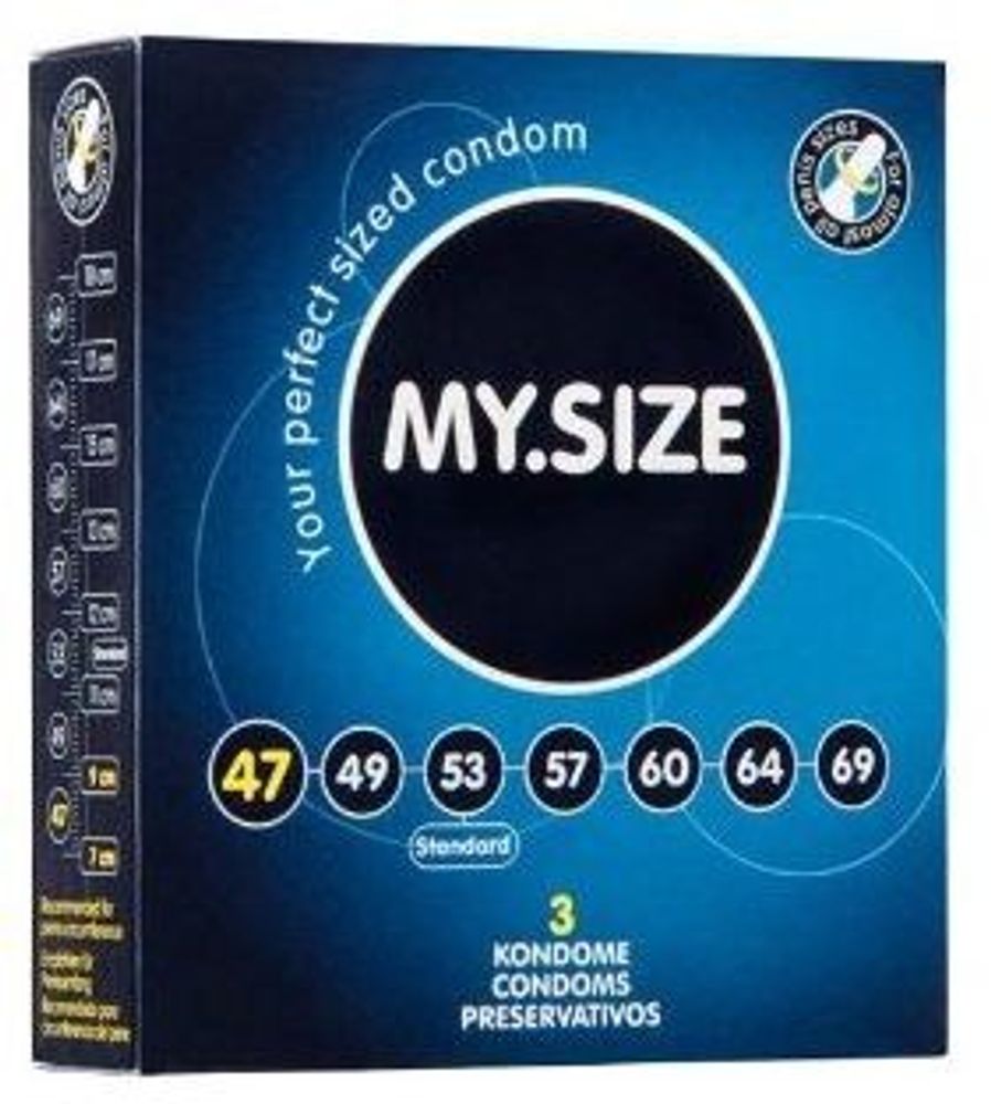 Презервативы My.Size 3 шт. размер 47 мм.