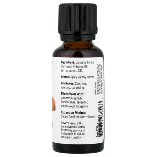 NOW Foods, Эфирные масла, куркума, 30 мл (1 жидк. унц.)