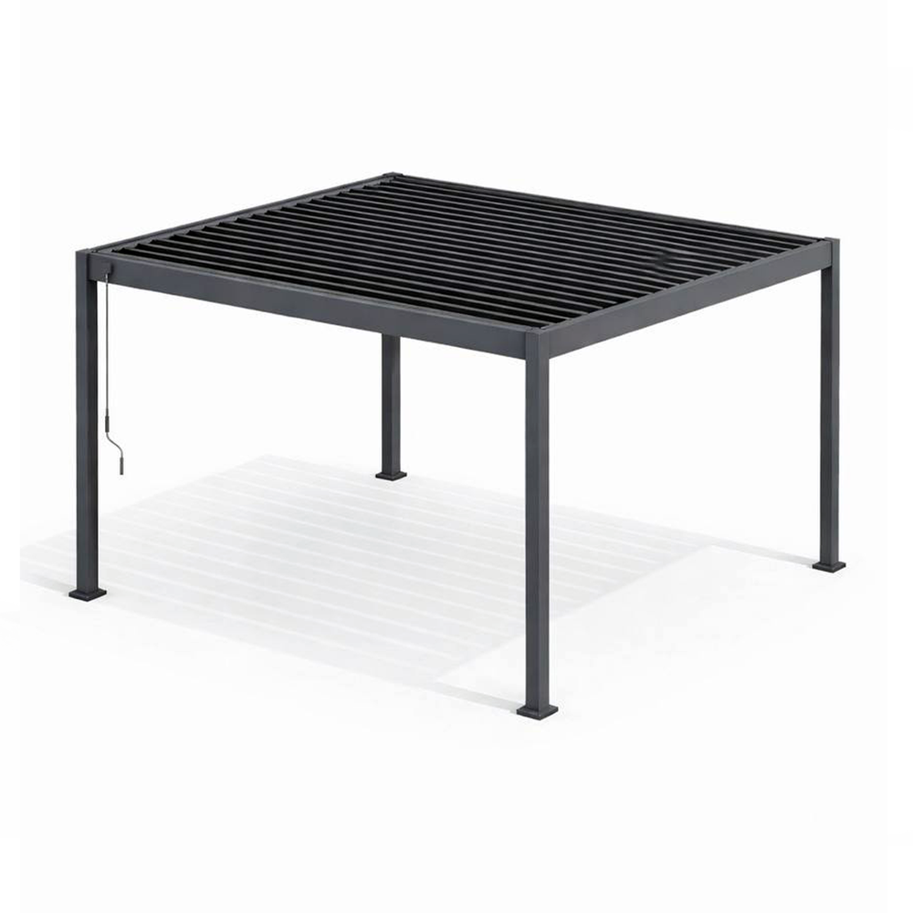 Пергола алюминиевая Cronon Nova 4х3 м, графит