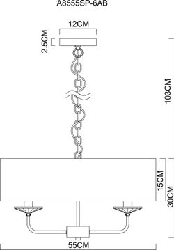 Подвесная люстра Arte Lamp