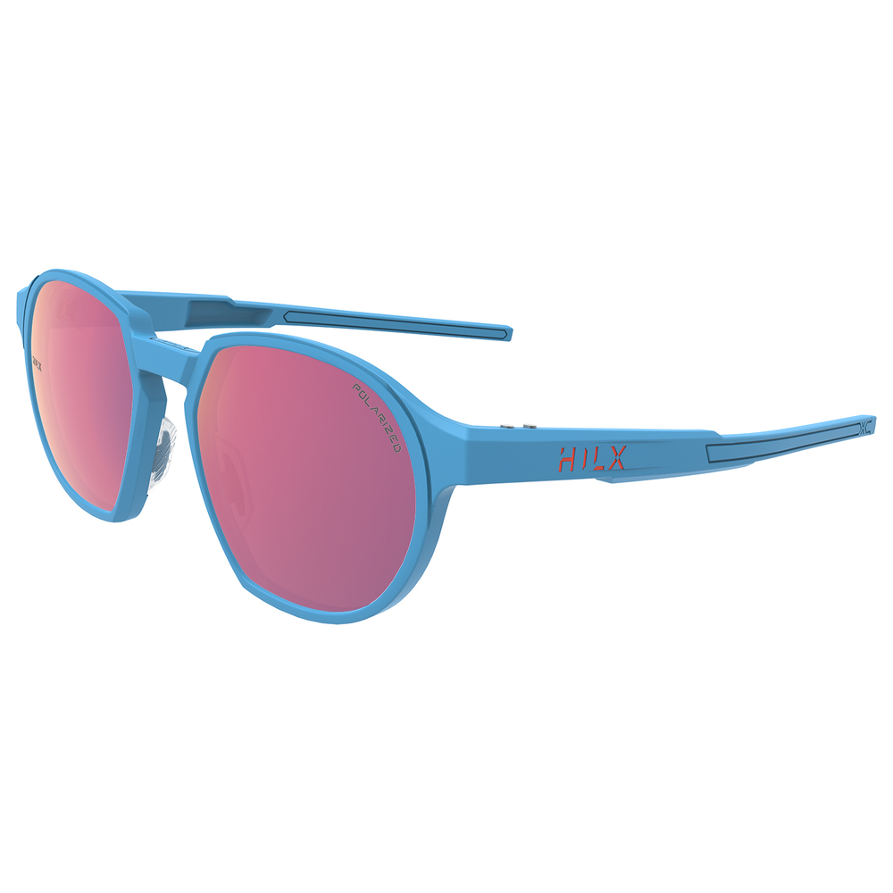 HILX Orion / Matt Solid Blue / Red Polarized Lens