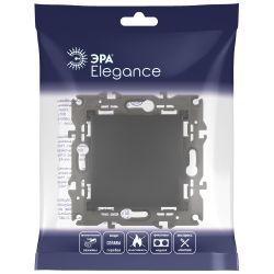14-1101-05 ЭРА Выключатель, 10АХ-250В, IP20, Эра Elegance, антрацит