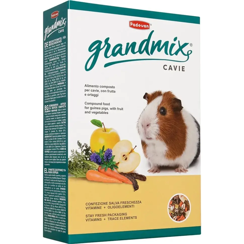 Padovan grandmix cavie корм для морских свинок с витамином с комплексный основной - 850 г