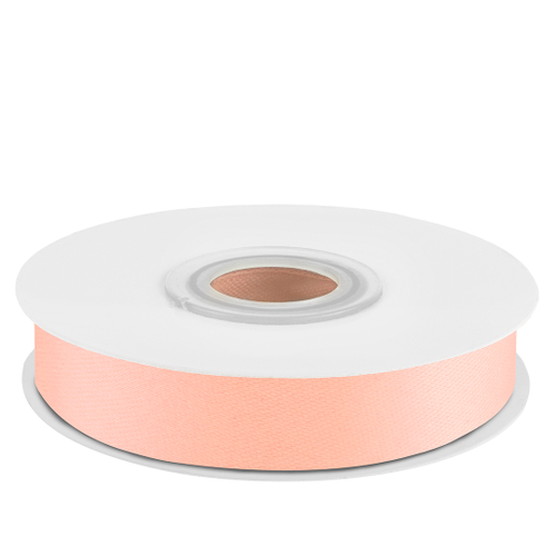 Лента атлас Нежный персик 1,2 см ДБ