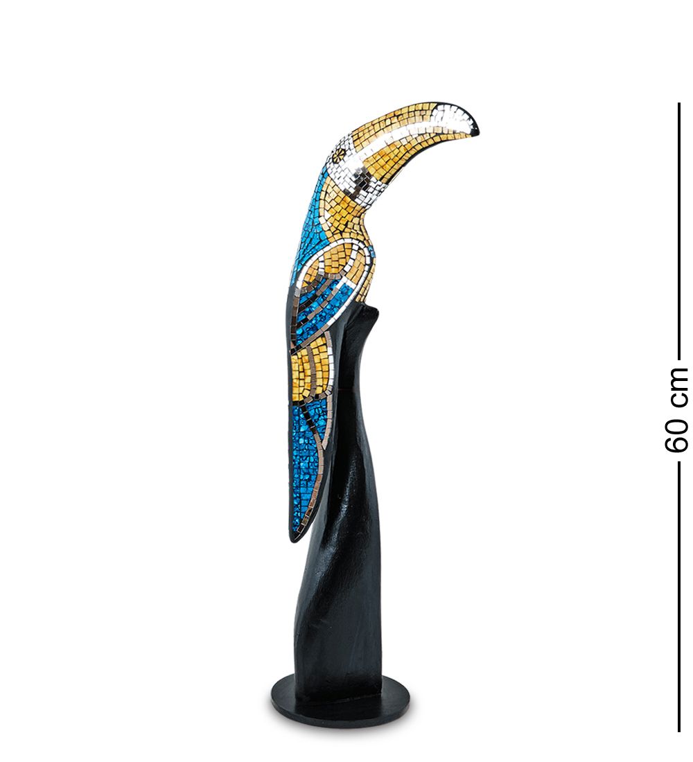 Decor and Gift 23-006-03 Статуэтка «Тукан» дерево+стекл.мозаика 60 см