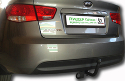 Фаркоп(прицепное) Лидер-Плюс для KIA CERATO (TD) (седан) 2009-2012 кроме GT-Line и 2,0(паспорт и сертификат в комплекте)(без электрики)K109-A