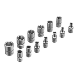 Набор инструментов, 1/2", 3/8", 1/4", пластиковый кейс 171 предм. Сибртех