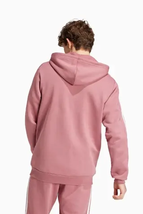 Кофта adidas Essentials Fleece 3S FZ - розовый