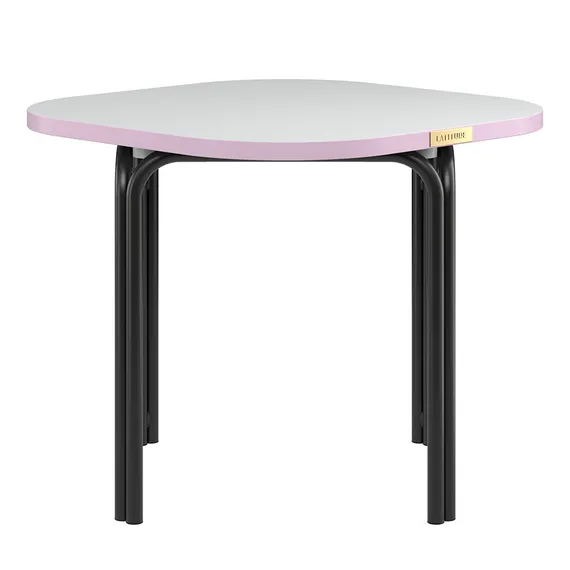 Столик кофейный ror, 50х50 см, черный/серый/розовый