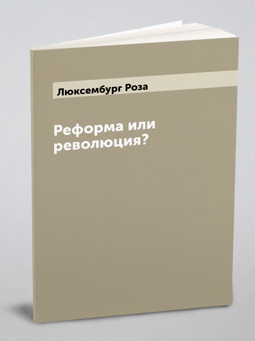 Реформа или революция? | Люксембург Роза