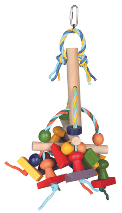 Игрушка для птиц Trixie Wooden Toy, размер 31см.
