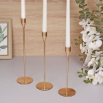 Подсвечники «SUNSHINE» 23 /28/32 см набор 3 шт), Золото