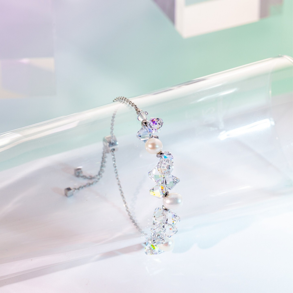 Браслет Coeur de Lion White-Silver 1124/30-1417