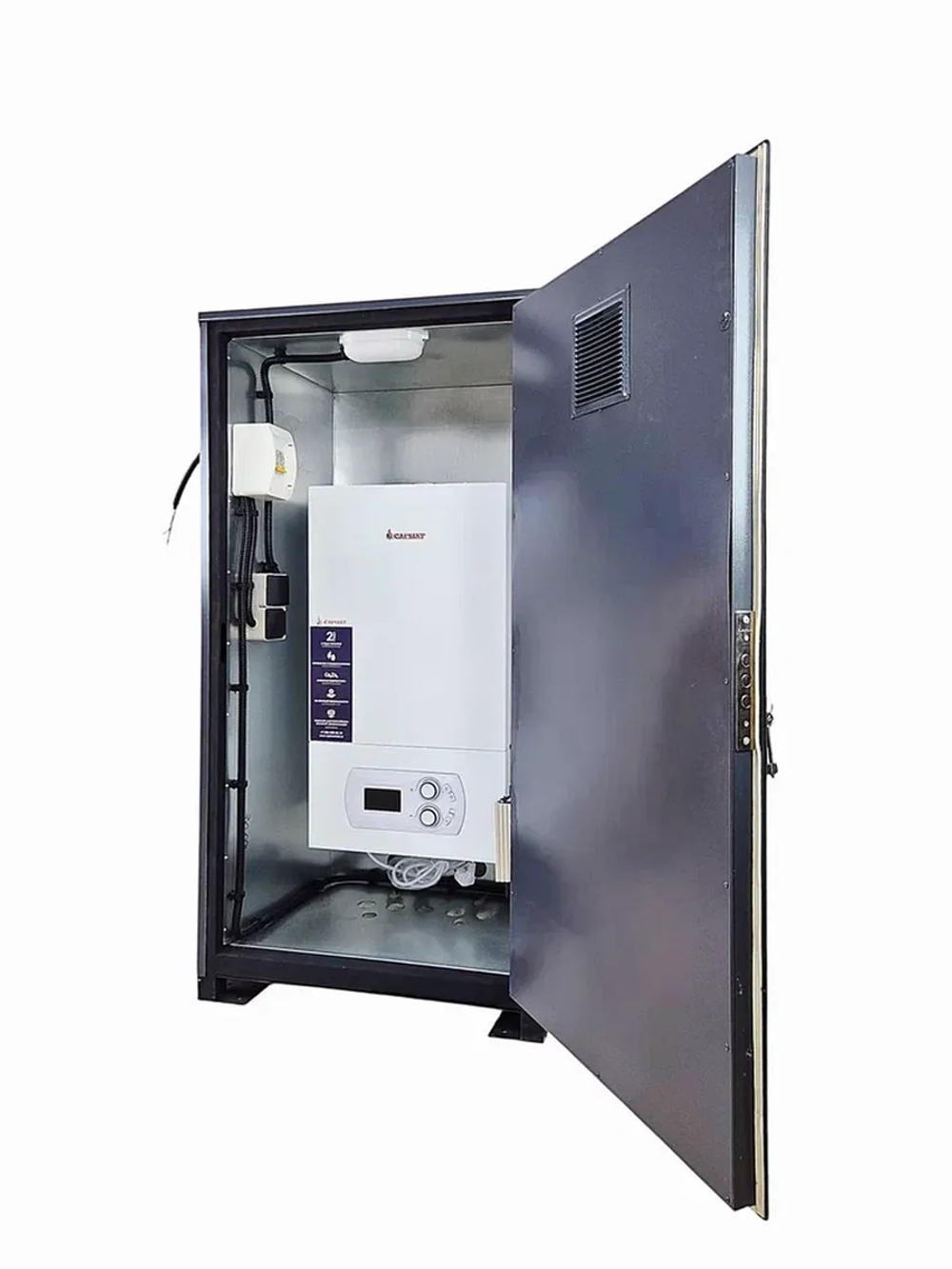 Комплект настенный Сармат T-24 ONE WIFI ERCO + термобокc + коаксиальная труба