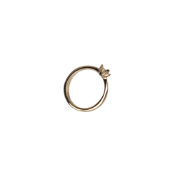 "Эси"  кольцо в золотом покрытии из коллекции "Э" от Jenavi