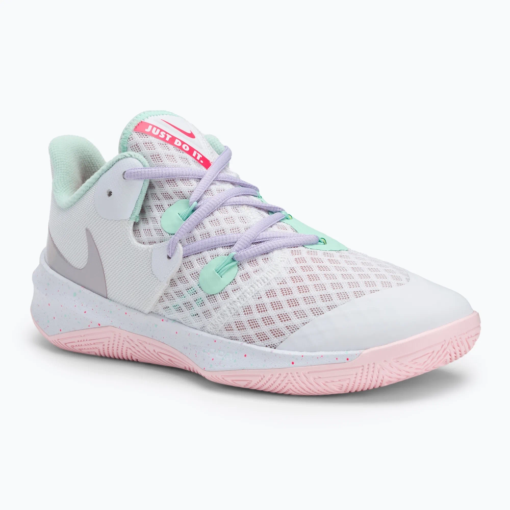 Кроссовки волейбольные Nike Zoom Hyperace 3 SE white/hyper pink/mint foam/violet mist/pink foam