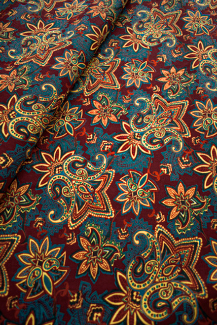 Ткань бязь плательная, рис. " Восточные мотивы", ширина 150 см, арт. 912