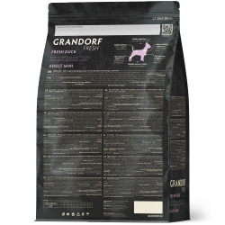 Grandorf Fresh, Fresh Duck, Adult Mini для собак мелких пород (Свежее мясо утки с бататом)