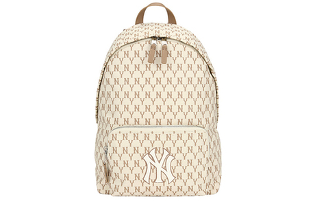MLB Monogram Collection Nylon Backpack Large Unisex Beige