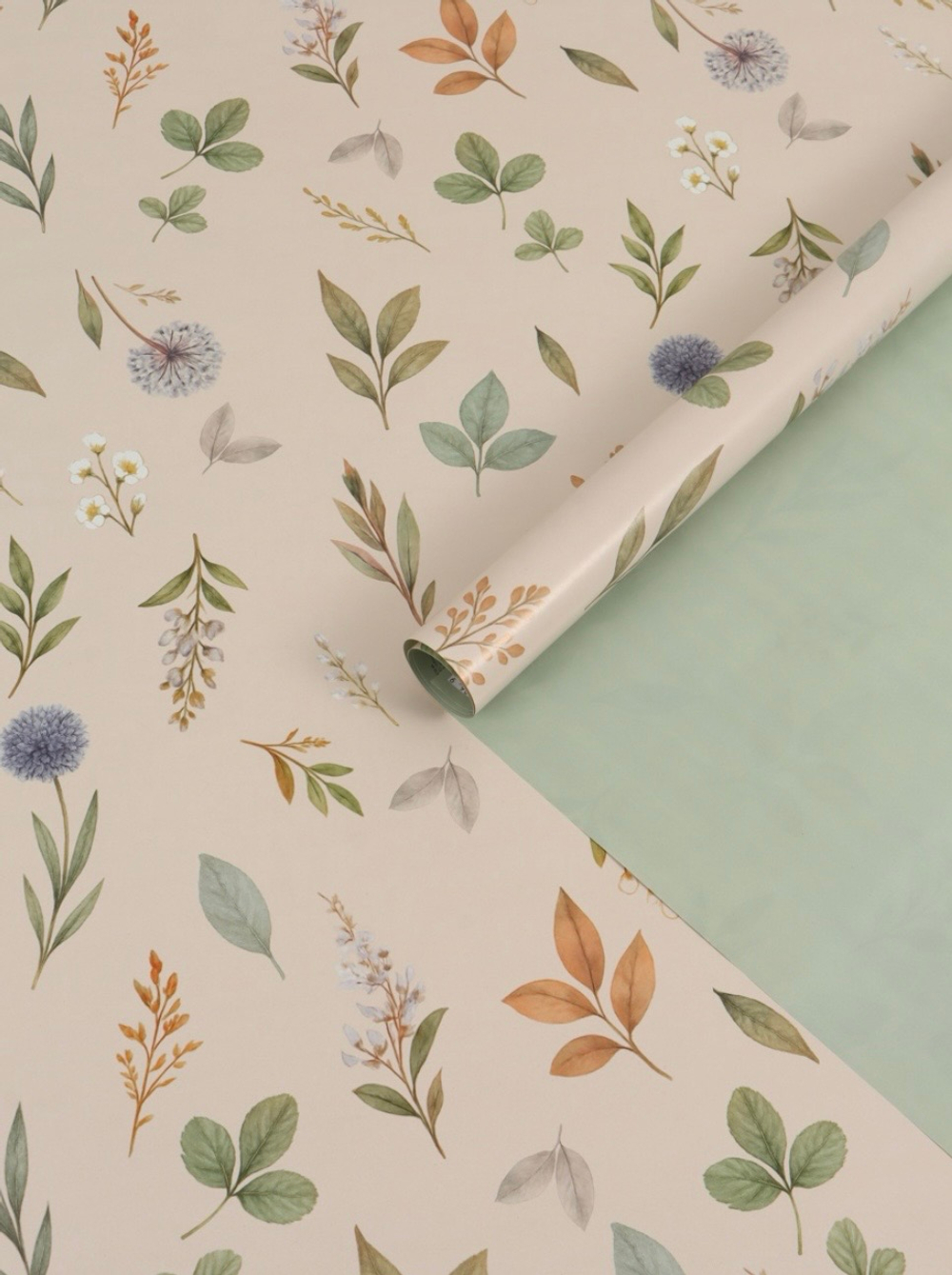 Бумага глянцевая двухсторонняя «Просто цветы», 70 × 100 см