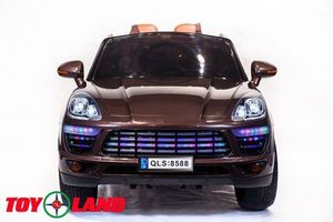 Детский электромобиль Toyland Porsche Macan коричневый