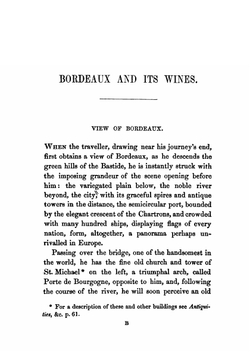 Bordeaux. Its Wines, and the Claret Country | Charles Cocks