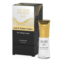 Лифтинг крем для кожи вокруг глаз с Золотом и Пептидным комплексом Dr.Sea Gold & Peptide Complex Eye Lifting Cream 30мл