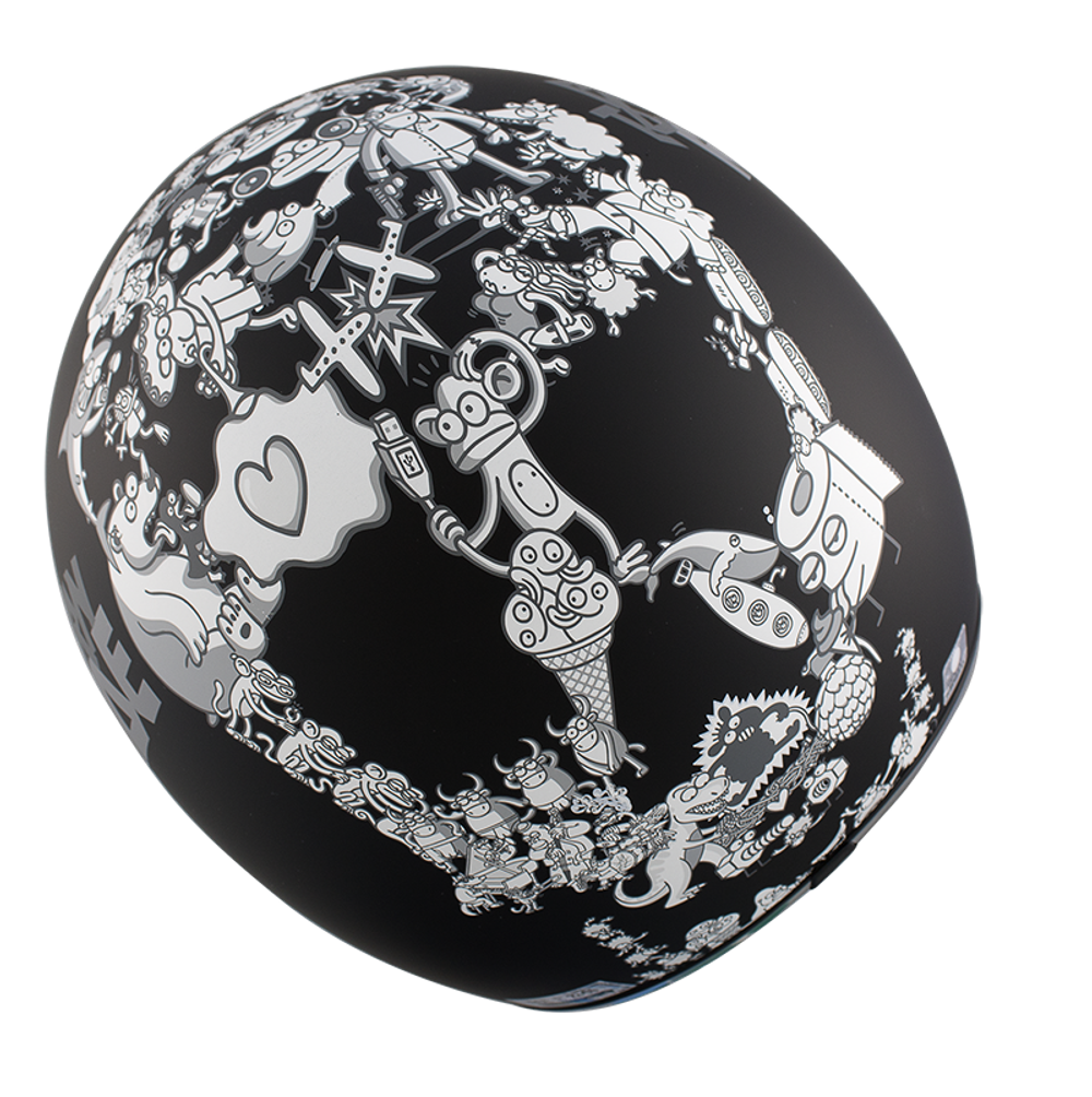 Шлем SHIRO SH235 Kukuskull