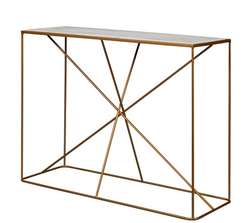 Консоль Lines, 100х80 см, золото