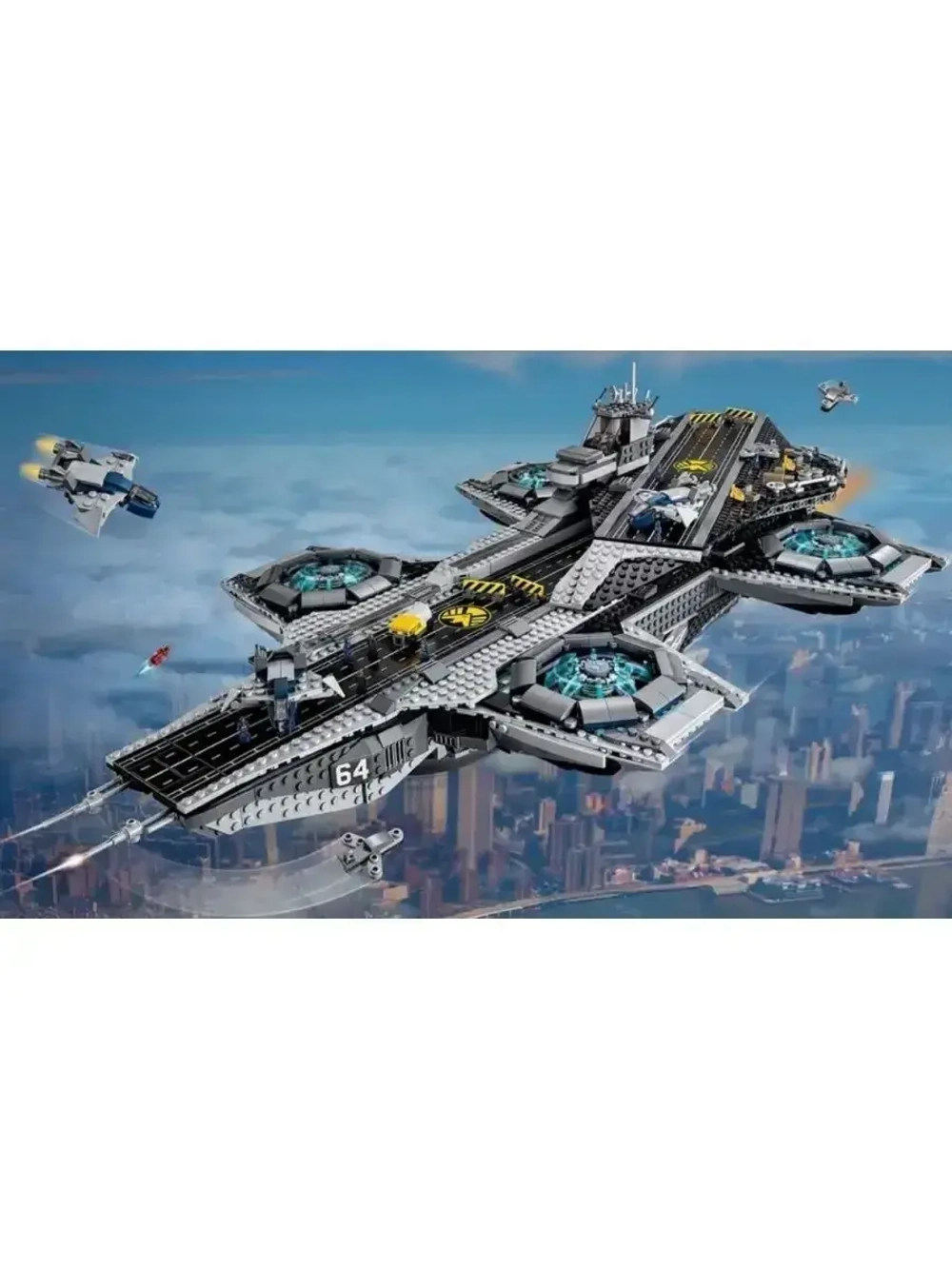 Конструктор Геликарриер Вертоносец Щ. И. Т. А. 3057 деталей