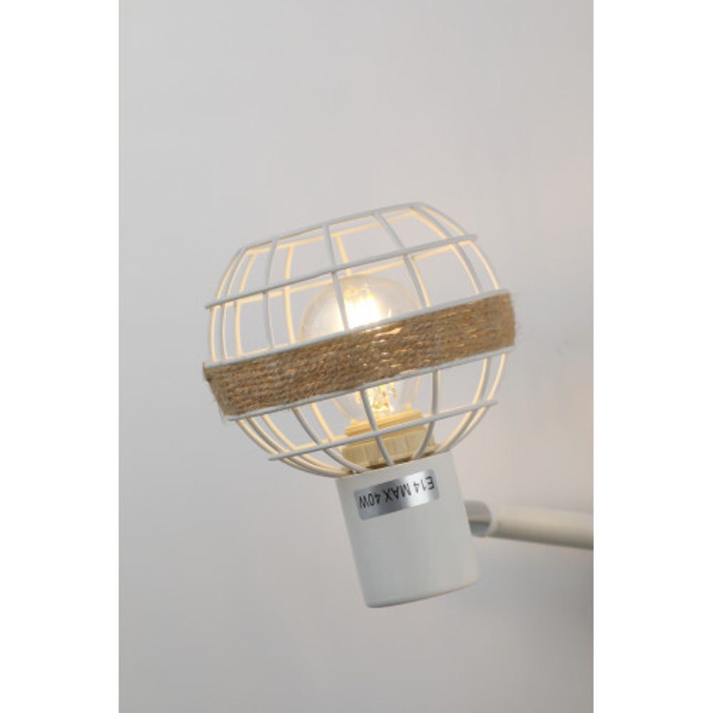 Светильник настенно-потолочный спот Rivoli Anselma 7034-702 2 x E14 40 Вт поворотный