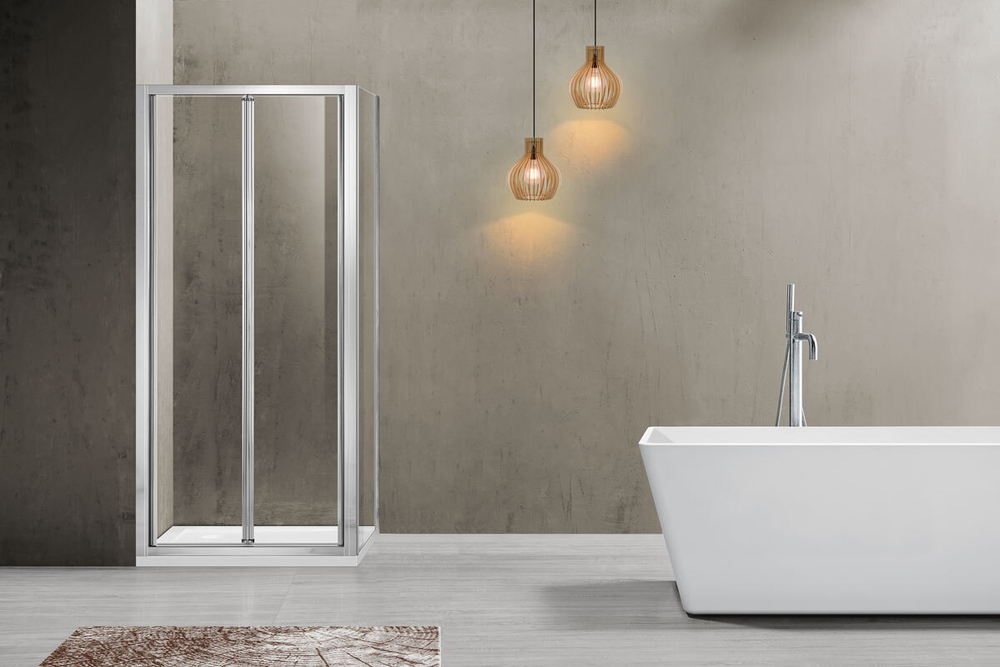 Душевой уголок Garda VSR-1G8090CL, 900*800, хром, стекло прозрачное