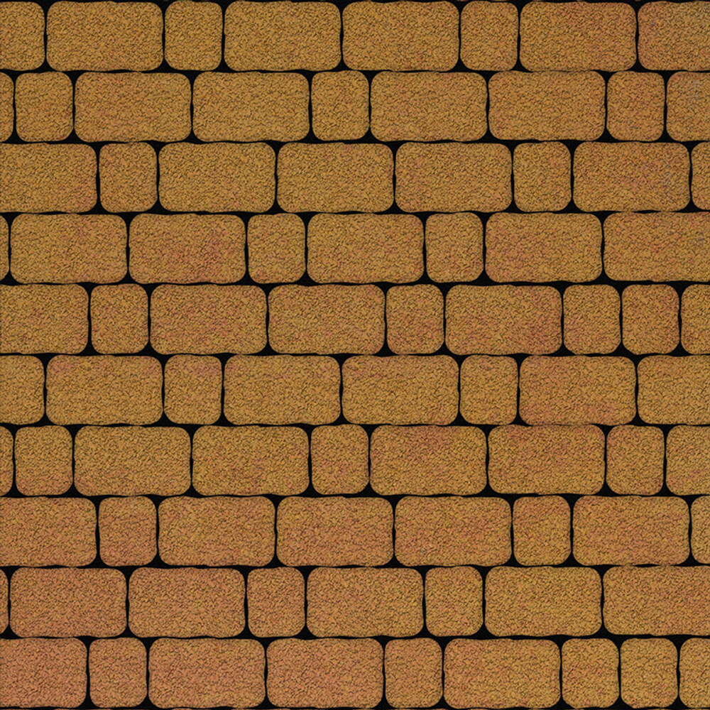 Тротуарная плитка Арена - Листопад гранит Сахара, комплект из 2 видов плит
