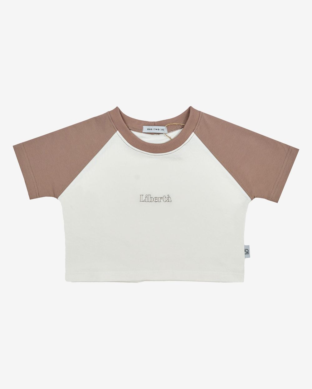 Топ One Two Raglan Crop Duo Tofu & Sinopia Fresco