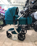 Коляска трансформер Aimile Original New Silver (Изумрудный NDS-4)