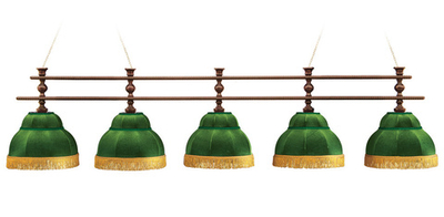 Лампа Аристократ 5 плафонов - береза