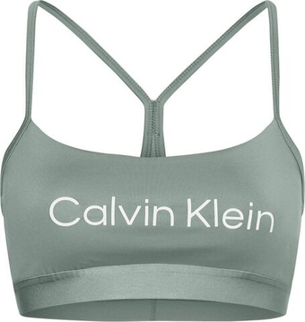 ТОП теннисный Calvin Klein Low Support Sports Bra - зеленый