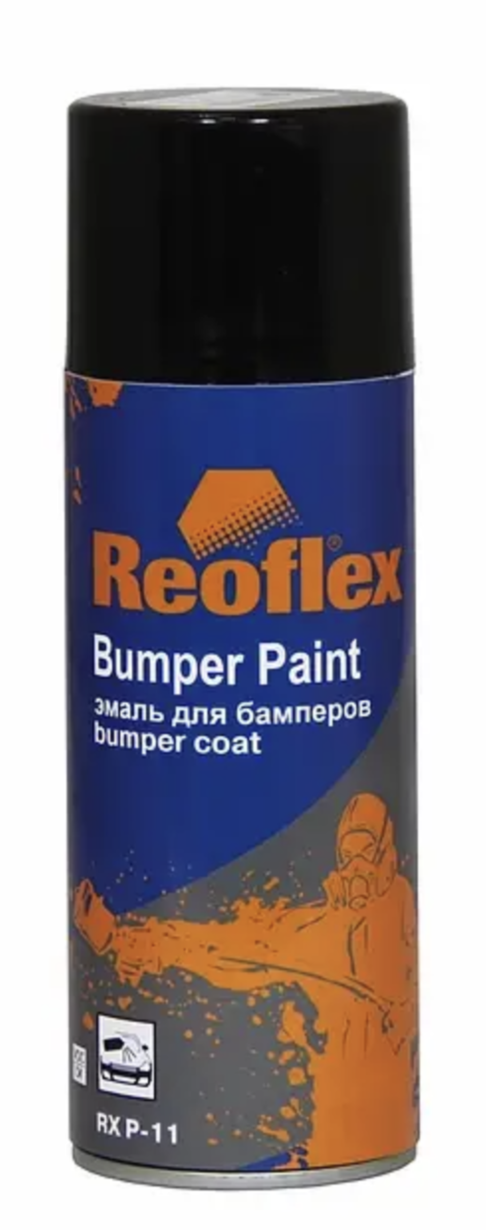 Reoflex Bumper Paint Эмаль для бамперов (0,4л) графит аэрозоль