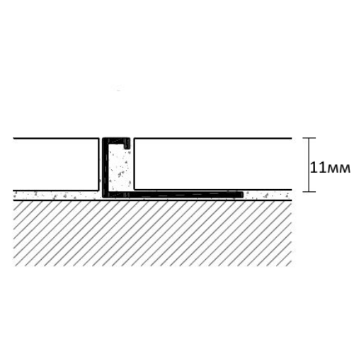 ЛПLА 11мм "PW" 3м L-об. 11мм АНТИК латунь