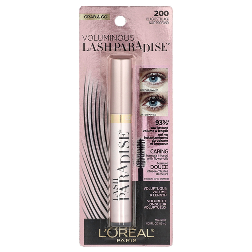 L'Oréal, Тушь для ресниц Voluminous Lash Paradise ™, 200 оттенков черного, 8,5 мл (0,28 жидк. Унции)