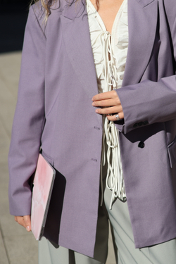 Пиджак Las Celula лиловый