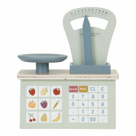 Игровой набор Little Dutch Wooden Role Play Scale - Детские деревянные весы LD7083