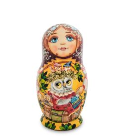 Народные промыслы МР-16/26-A Матрешка 5м «Мария с совами»